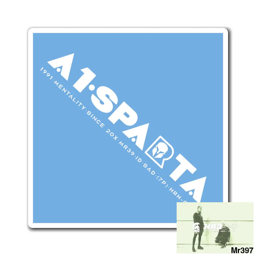 A1.Sparta Magnet 4’’ × 4’’ Paper products