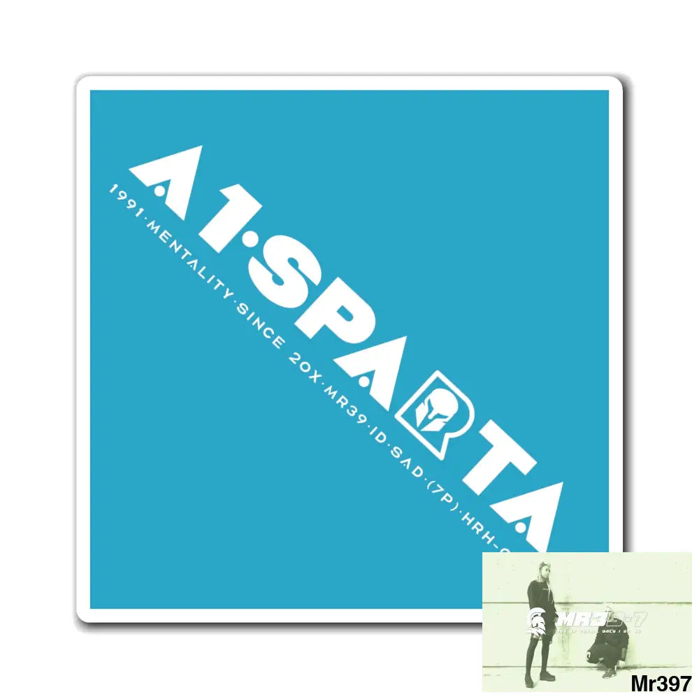 A1.Sparta Magnet 6’’ × 6’’ Paper products