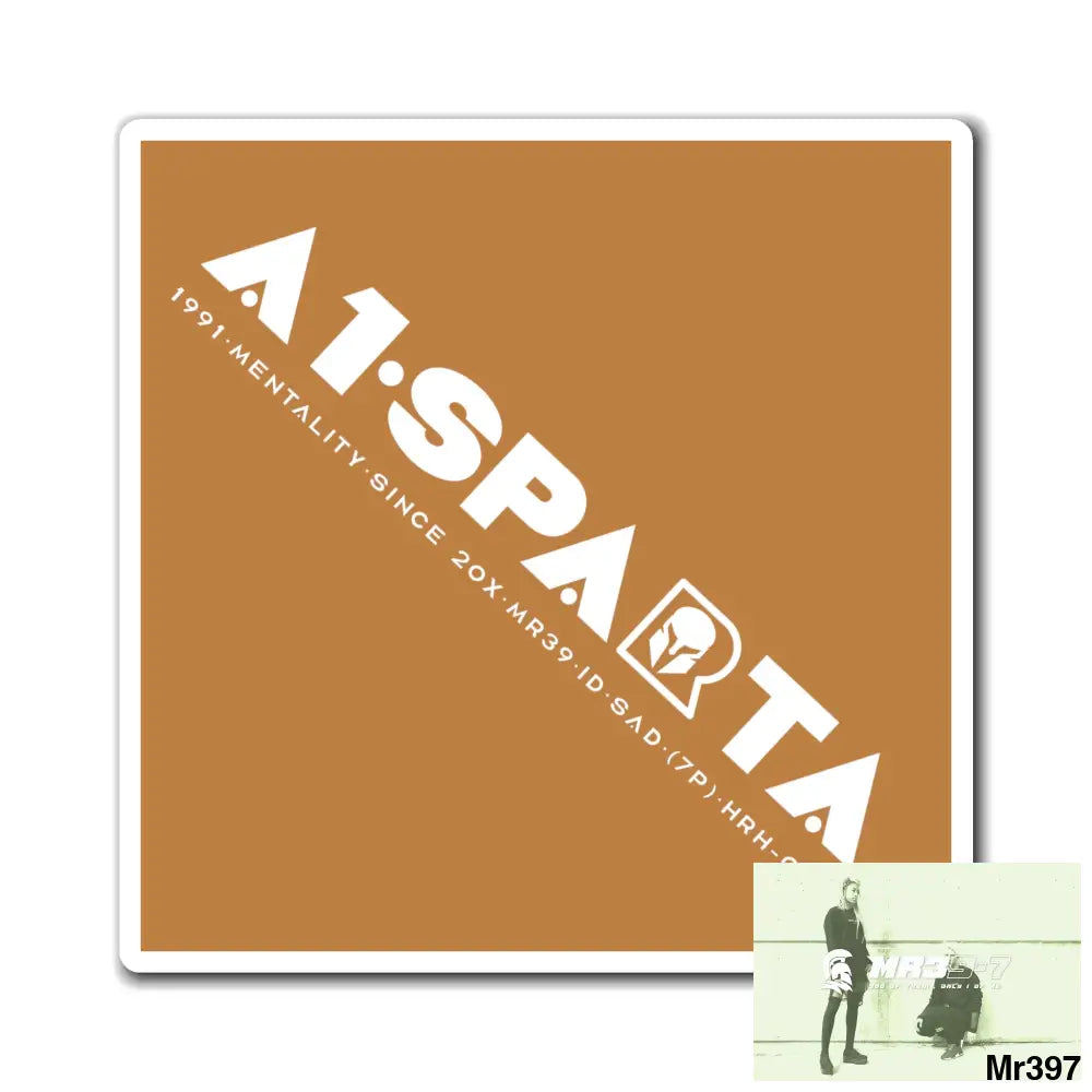 A1.Sparta Magnet 6’’ × 6’’ Paper products