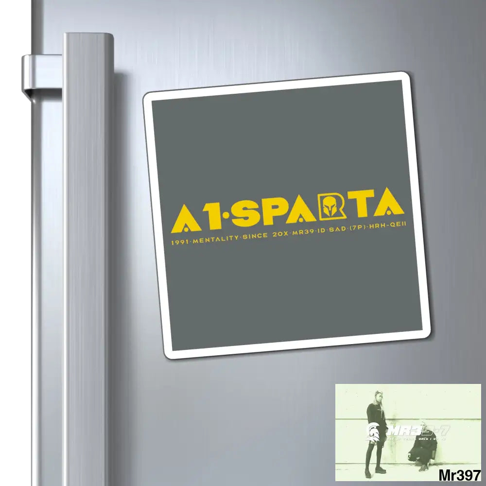 A1.Sparta Magnet 6’’ × 6’’ Paper products