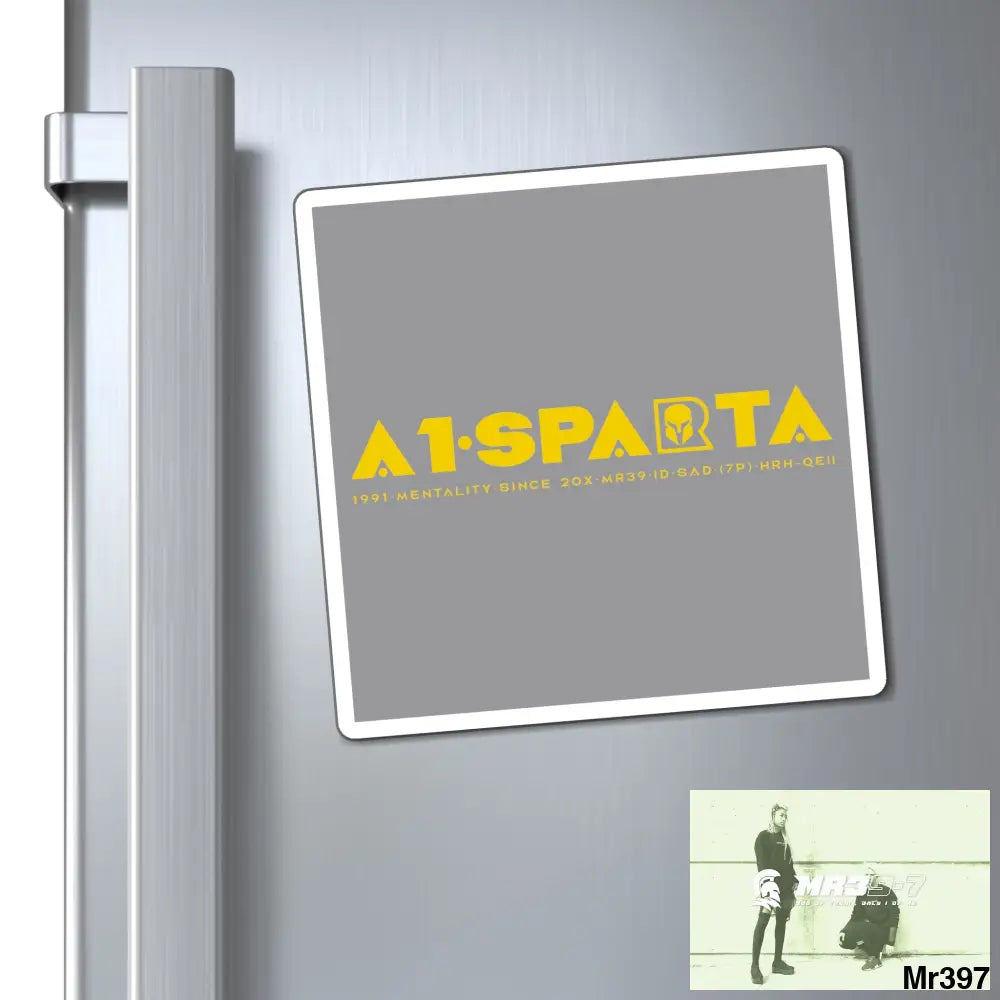 A1.Sparta Magnet 6’’ × 6’’ Paper products