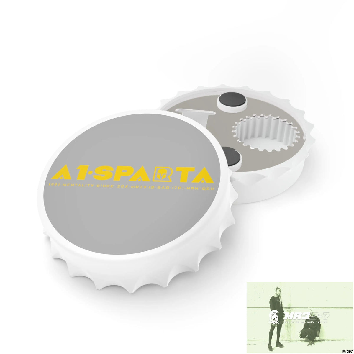 A1.Sparta Magnet Bottle Opener One size / White Accessories