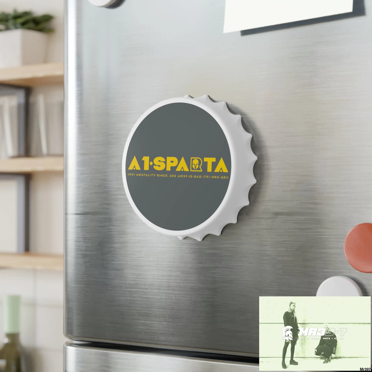 A1.Sparta Magnet Bottle Opener One size / White Accessories