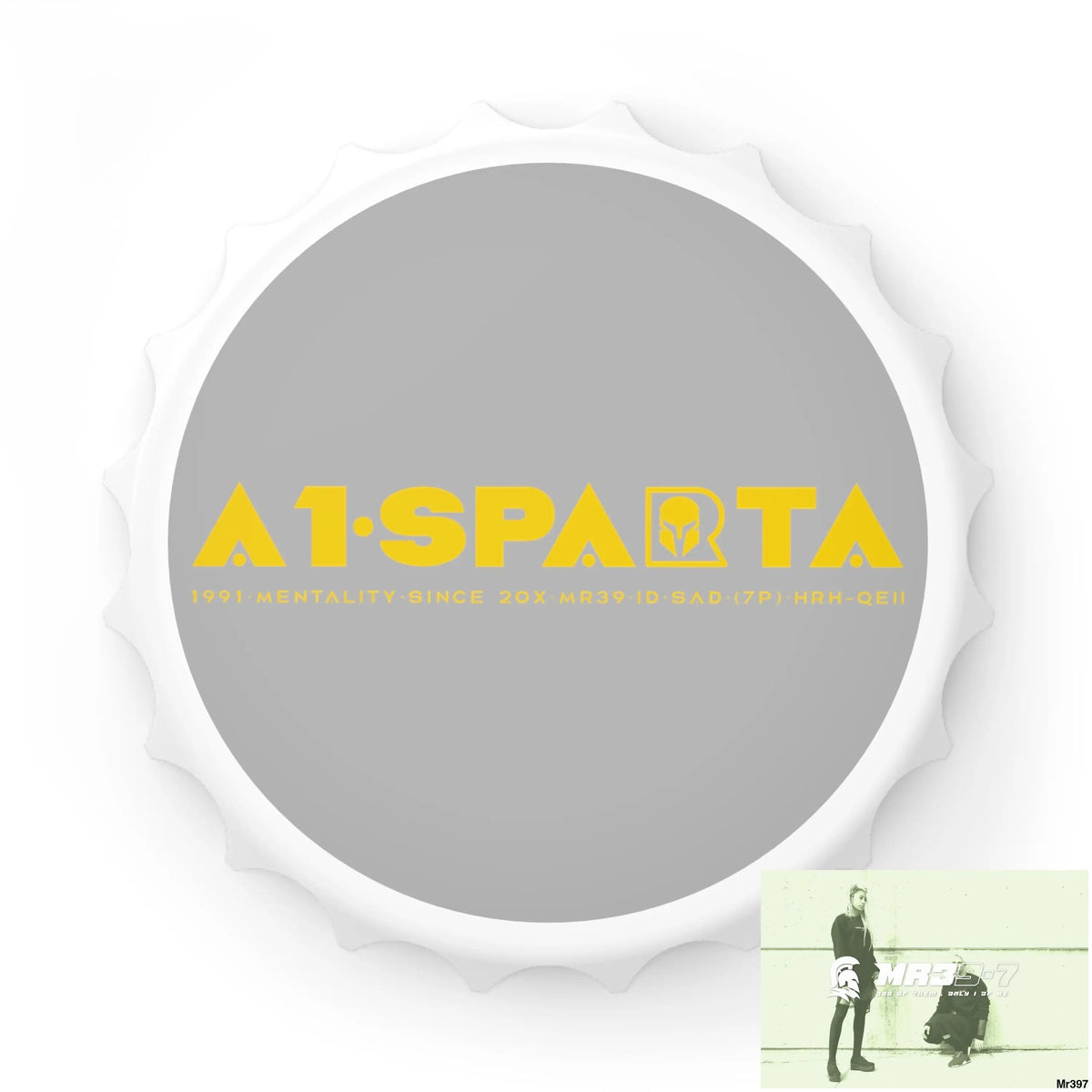 A1.Sparta Magnet Bottle Opener One size / White Accessories