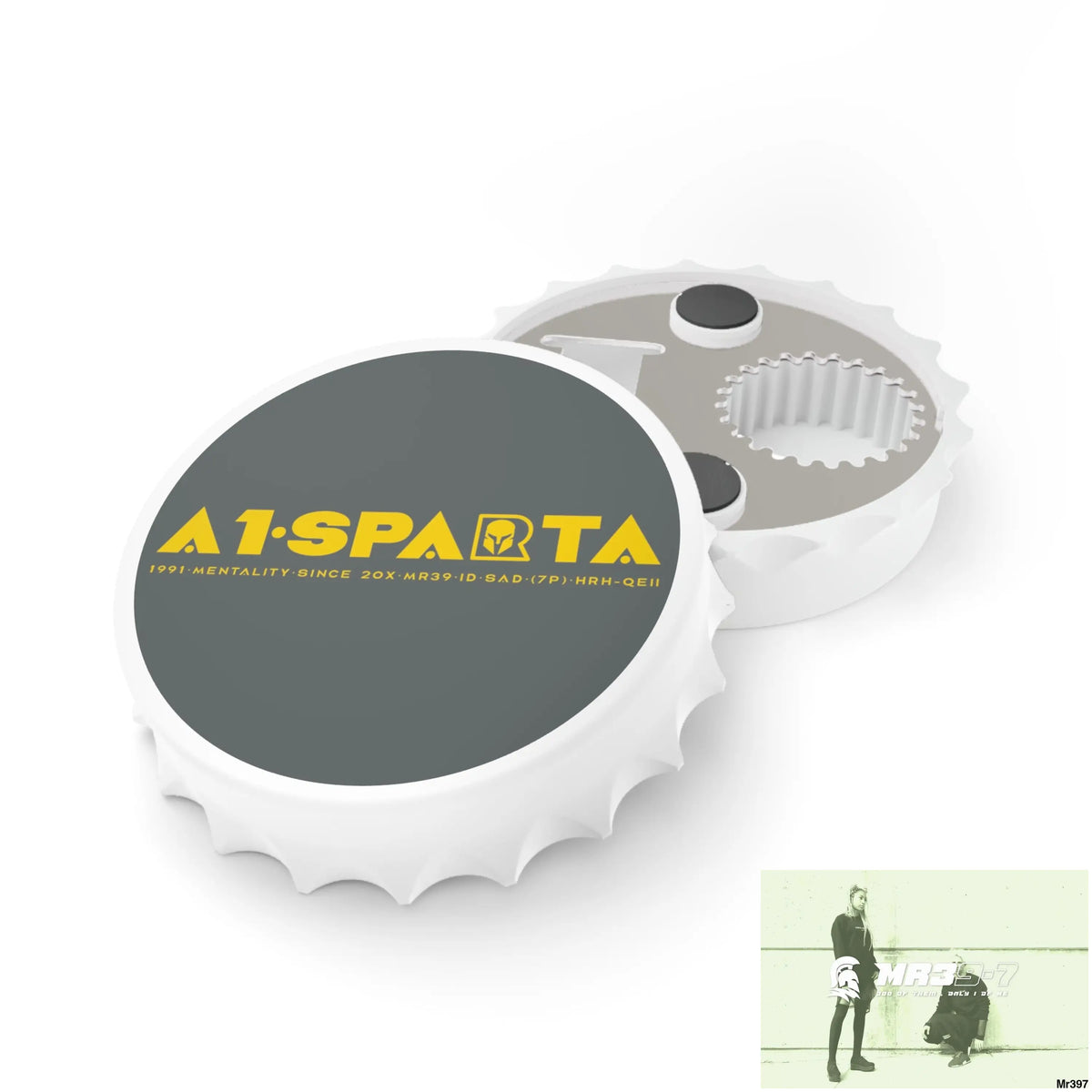 A1.Sparta Magnet Bottle Opener One size / White Accessories