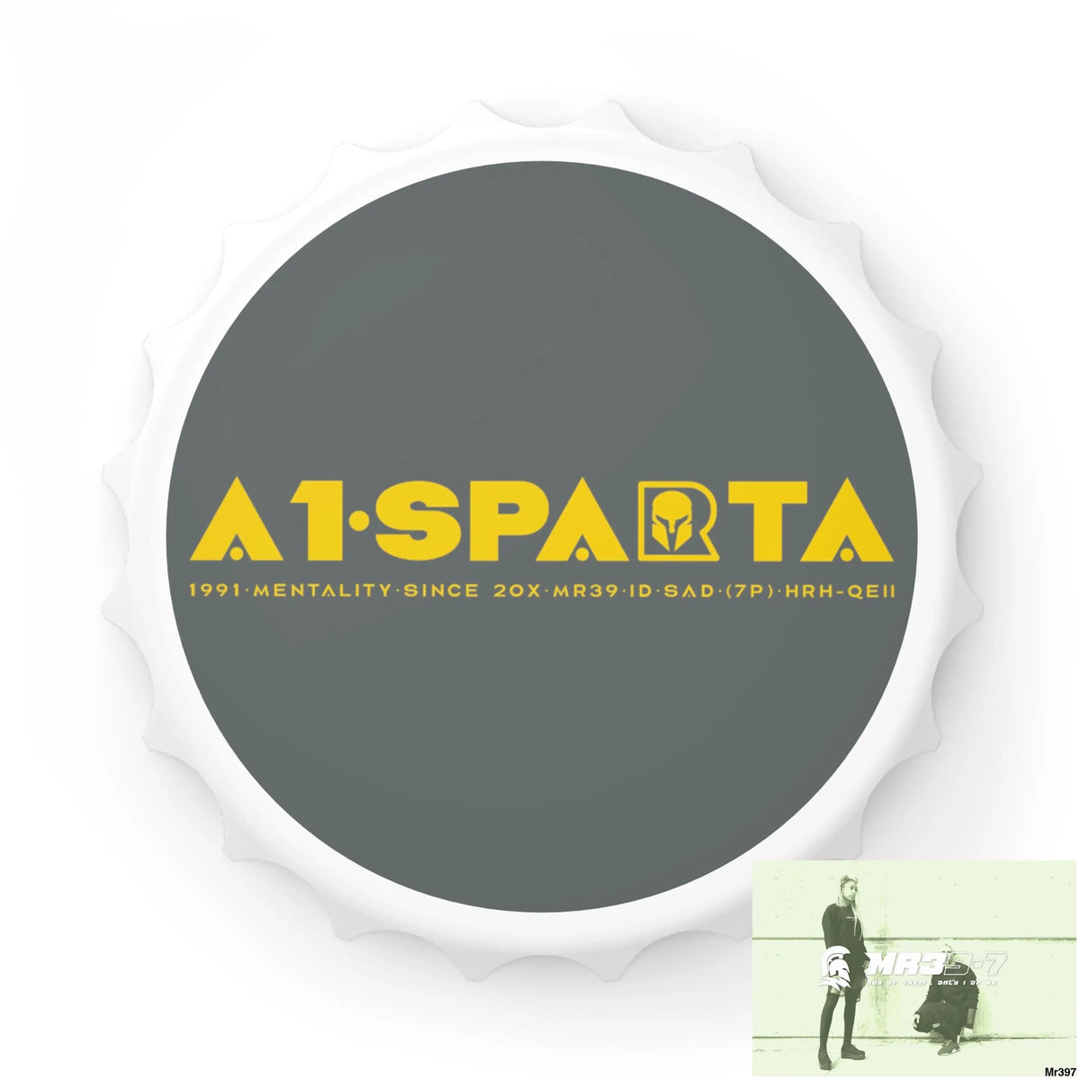 A1.Sparta Magnet Bottle Opener One size / White Accessories