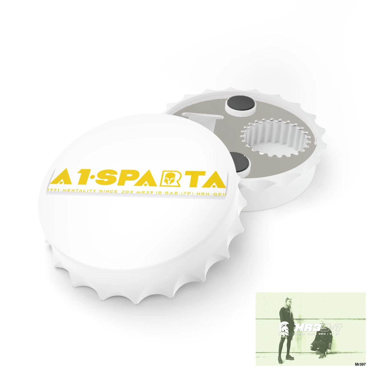 A1.Sparta Magnetic Bottle Opener One size / White Accessories