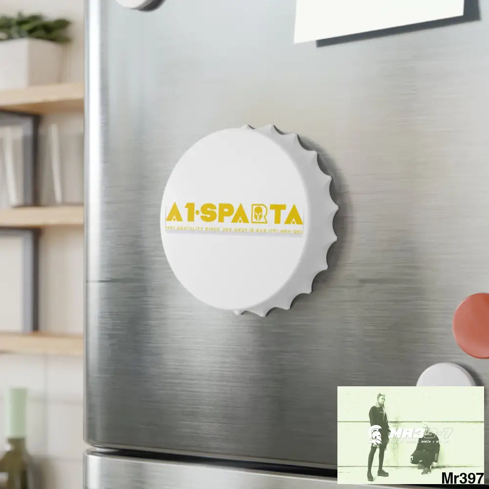 A1.Sparta Magnetic Bottle Opener One size / White Accessories