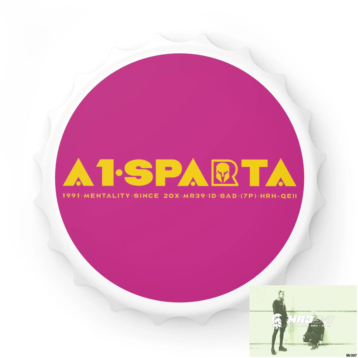 A1.Sparta Magnetic Bottle Opener One size / White Accessories