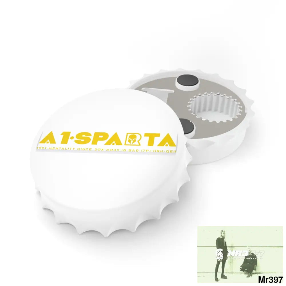 A1.Sparta Magnetic Bottle Opener One size / White Accessories