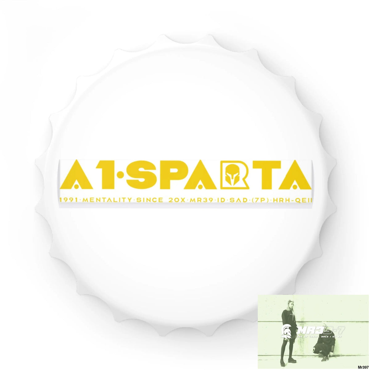 A1.Sparta Magnetic Bottle Opener One size / White Accessories