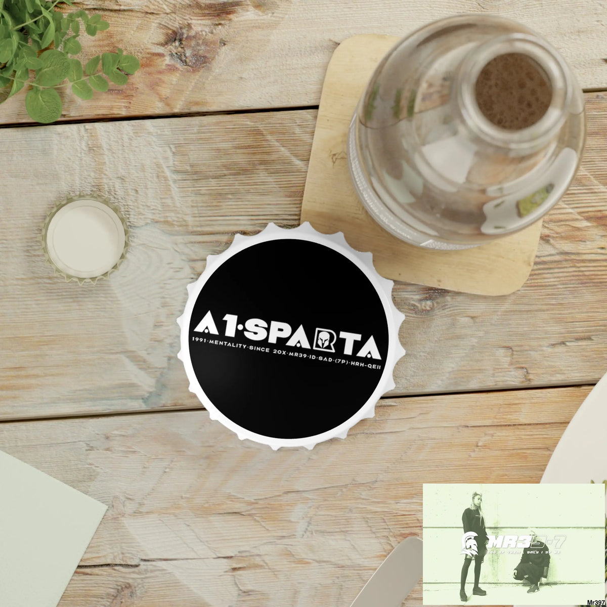A1.Sparta Magnetic Bottle Opener One size / White Accessories
