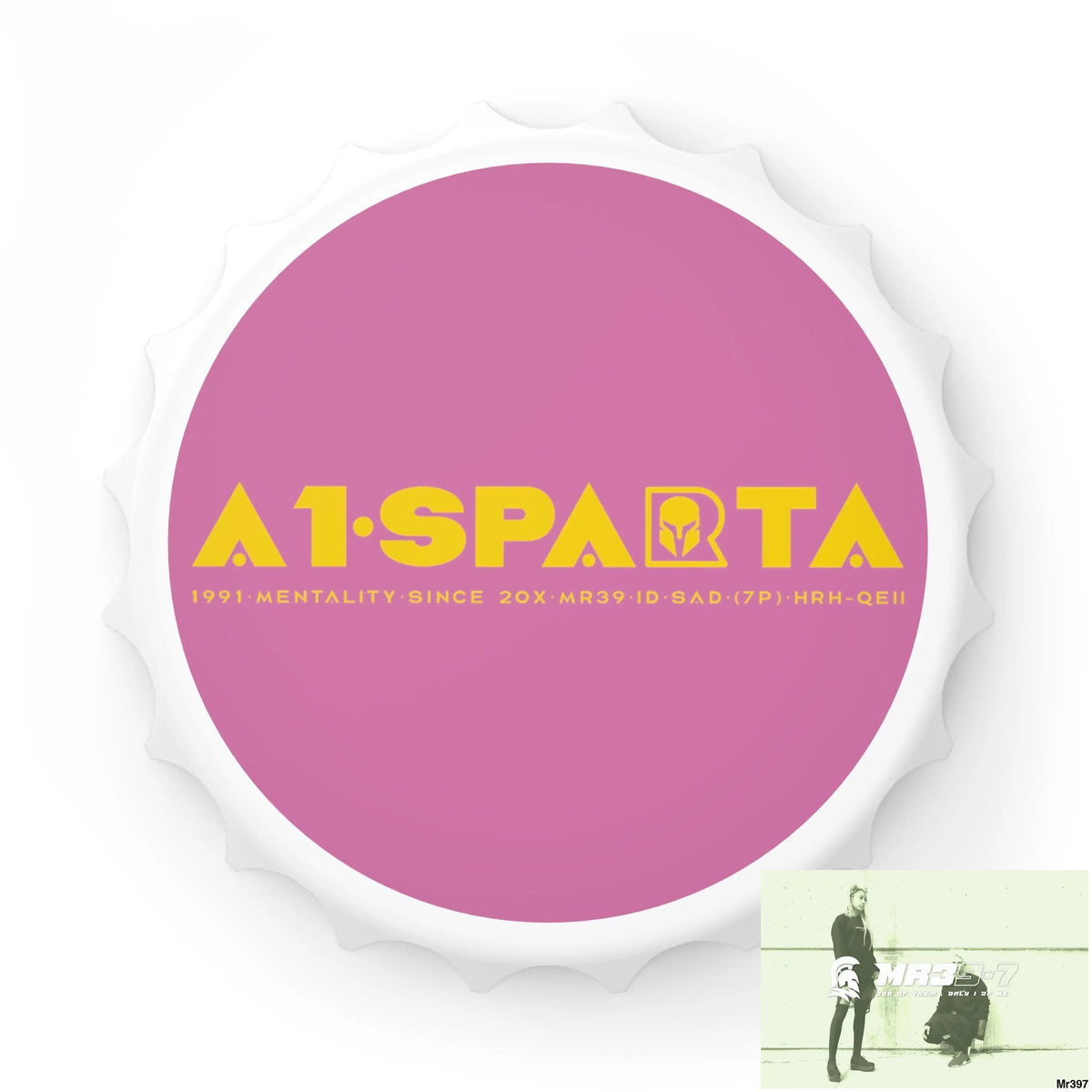 A1.Sparta Magnetic bottle Opener One size / White Accessories