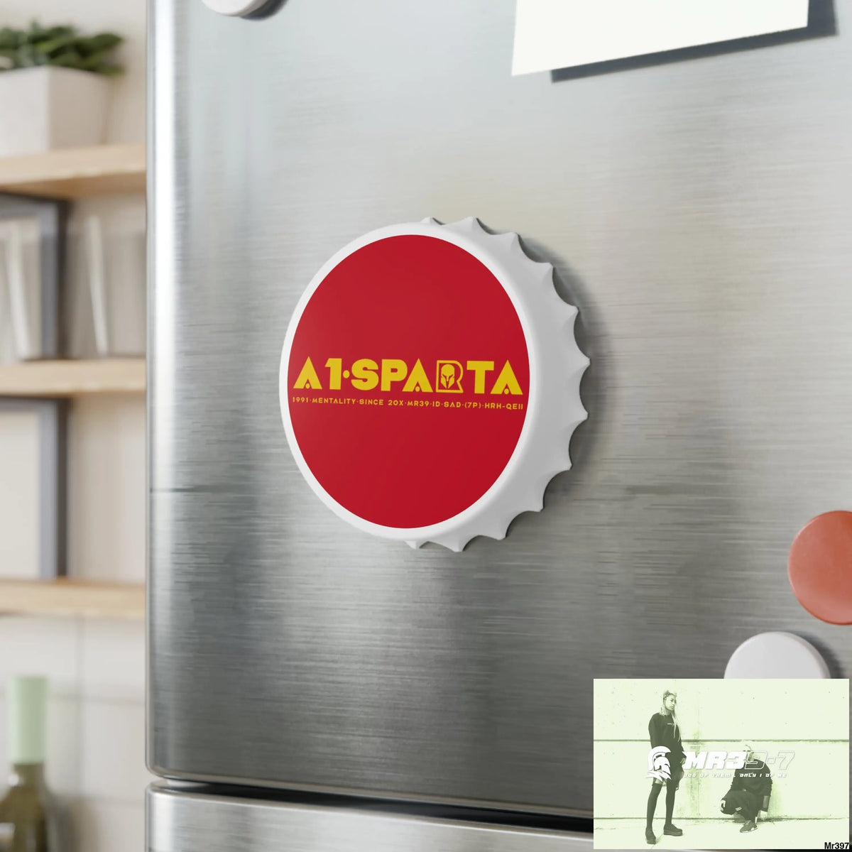 A1.Sparta Magnetic bottle Opener One size / White Accessories
