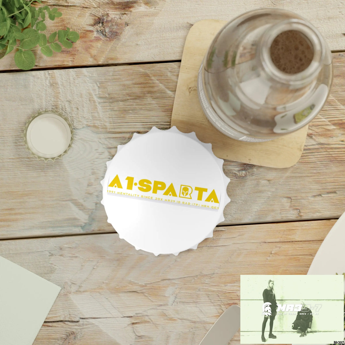 A1.Sparta Magnetic Bottle Opener One size / White Accessories