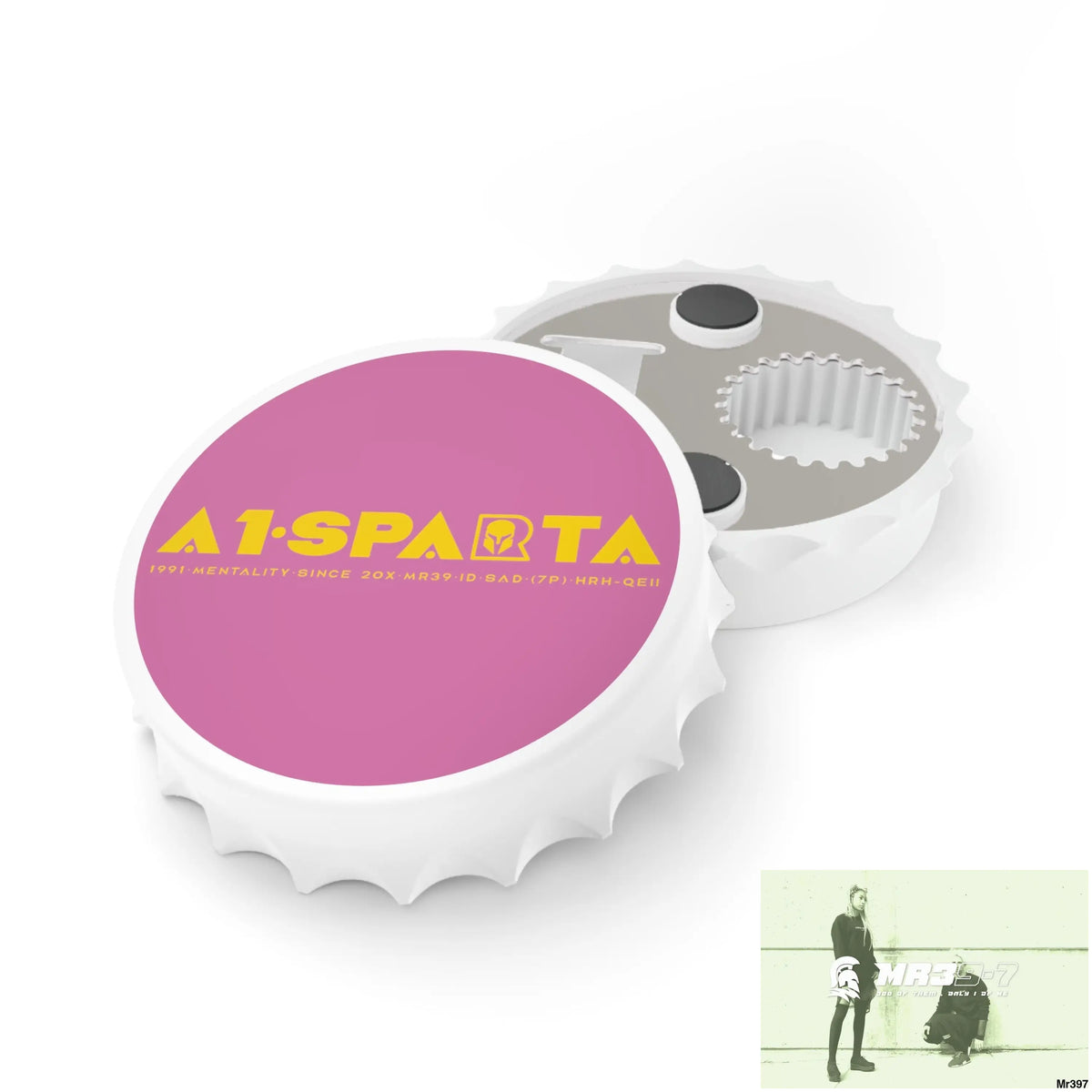 A1.Sparta Magnetic bottle Opener One size / White Accessories