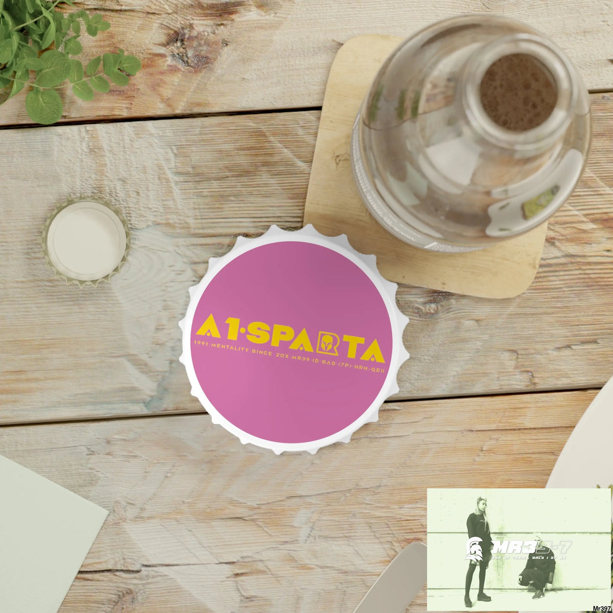 A1.Sparta Magnetic bottle Opener One size / White Accessories