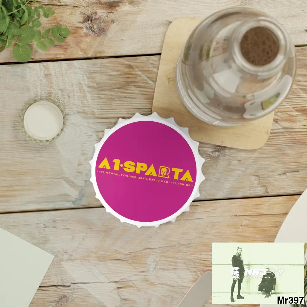 A1.Sparta Magnetic Bottle Opener One size / White Accessories