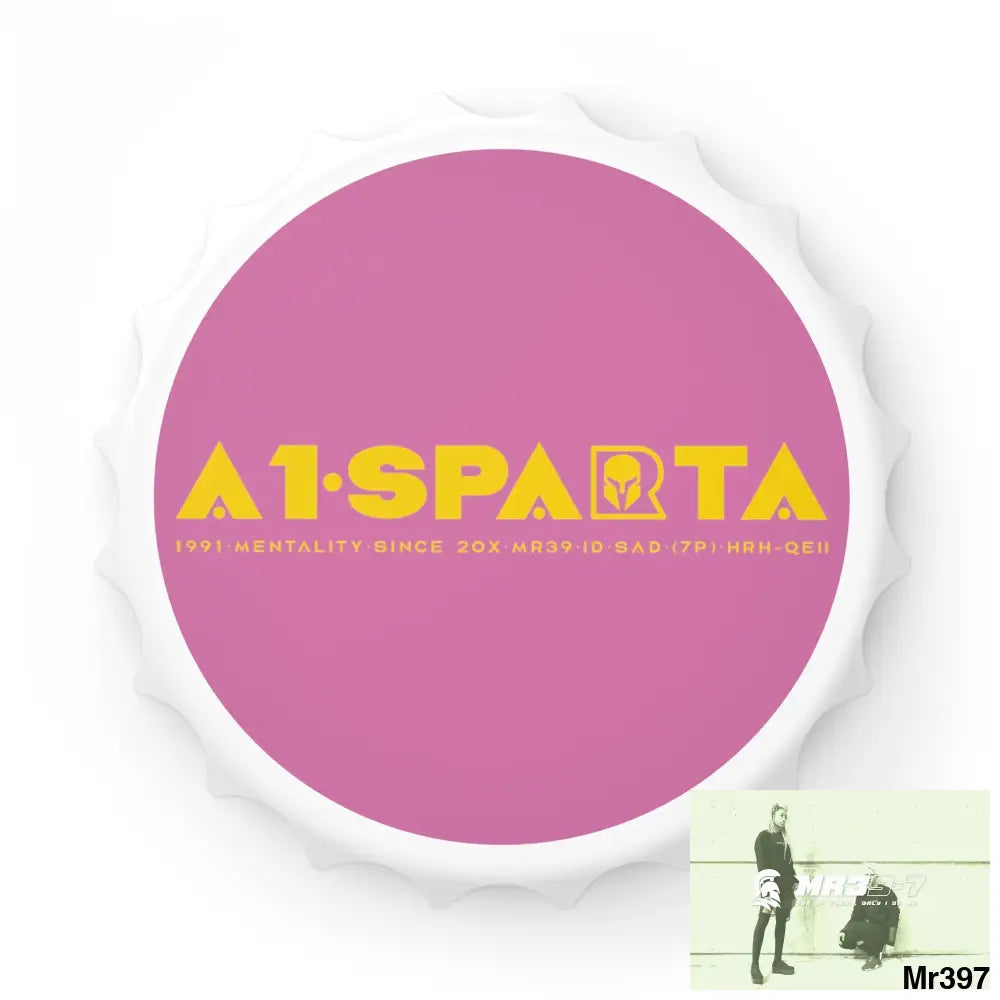 A1.Sparta Magnetic bottle Opener One size / White Accessories