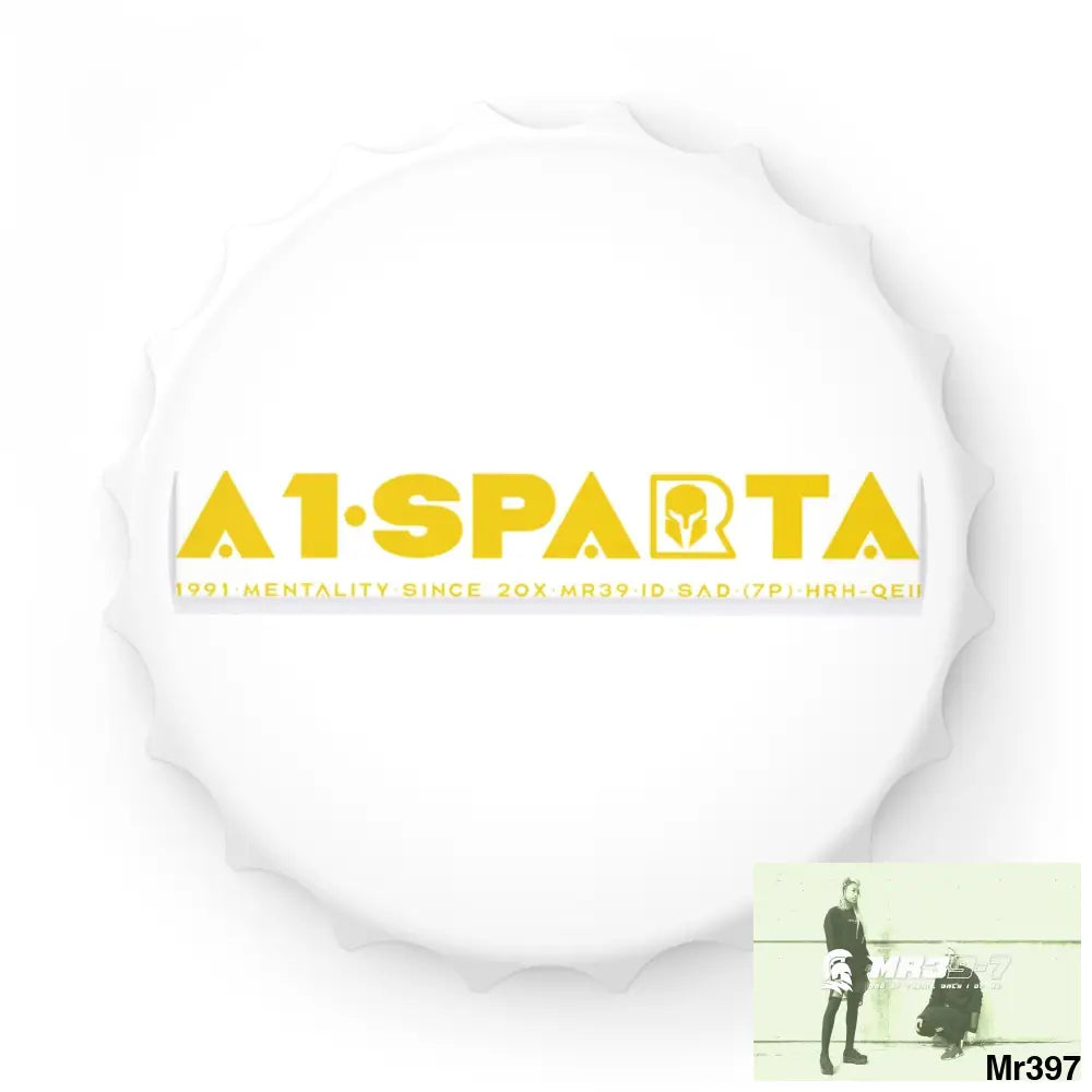 A1.Sparta Magnetic Bottle Opener One size / White Accessories