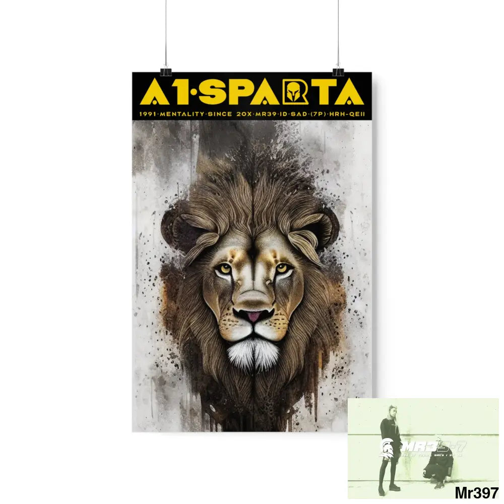 A1-Sparta Matte Vertical Posters 12″ x 18″ / Matte Poster