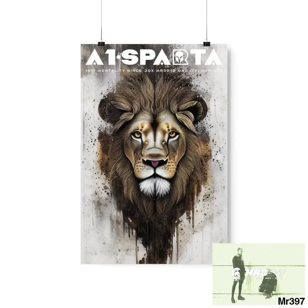 A1 Sparta Matte Vertical Posters 12″ x 18″ / Matte Poster