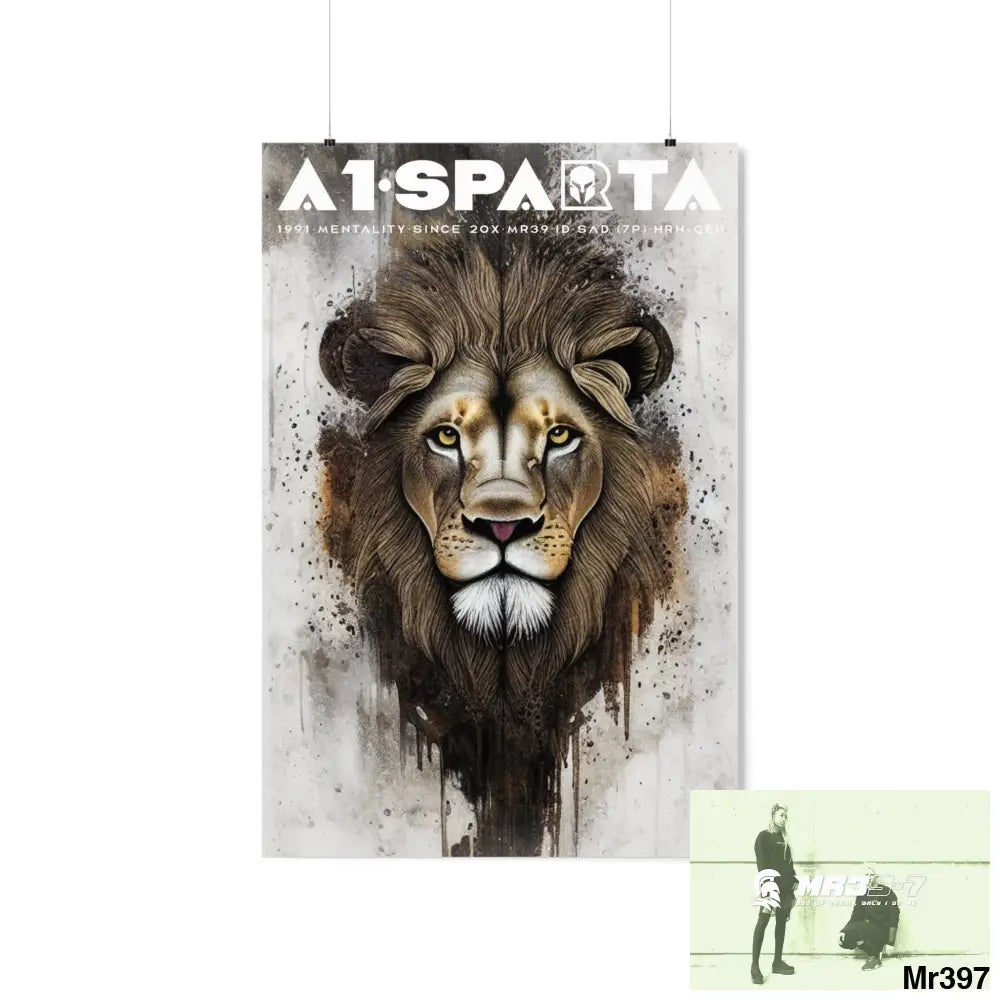 A1 Sparta Matte Vertical Posters 24″ x 36″ / Matte Poster