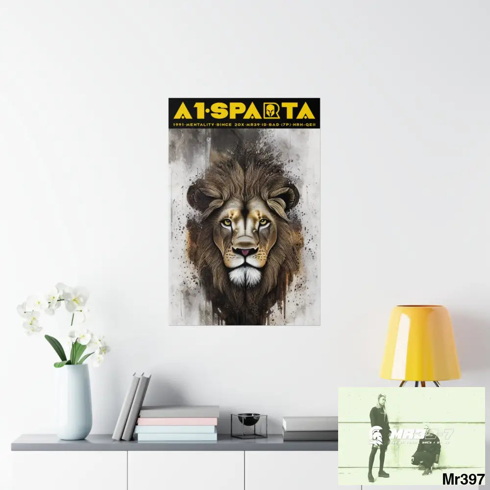 A1-Sparta Matte Vertical Posters Poster