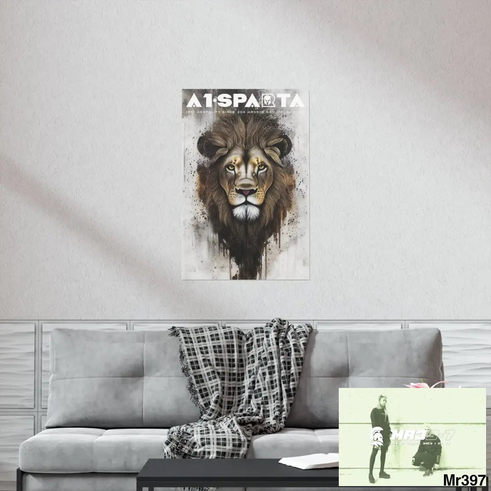 A1 Sparta Matte Vertical Posters Poster