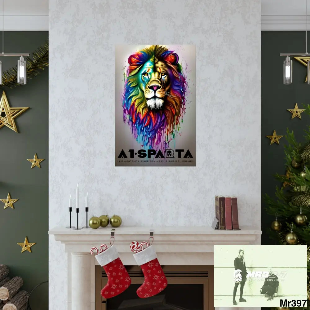 A1 Sparta Matte Vertical Posters Poster