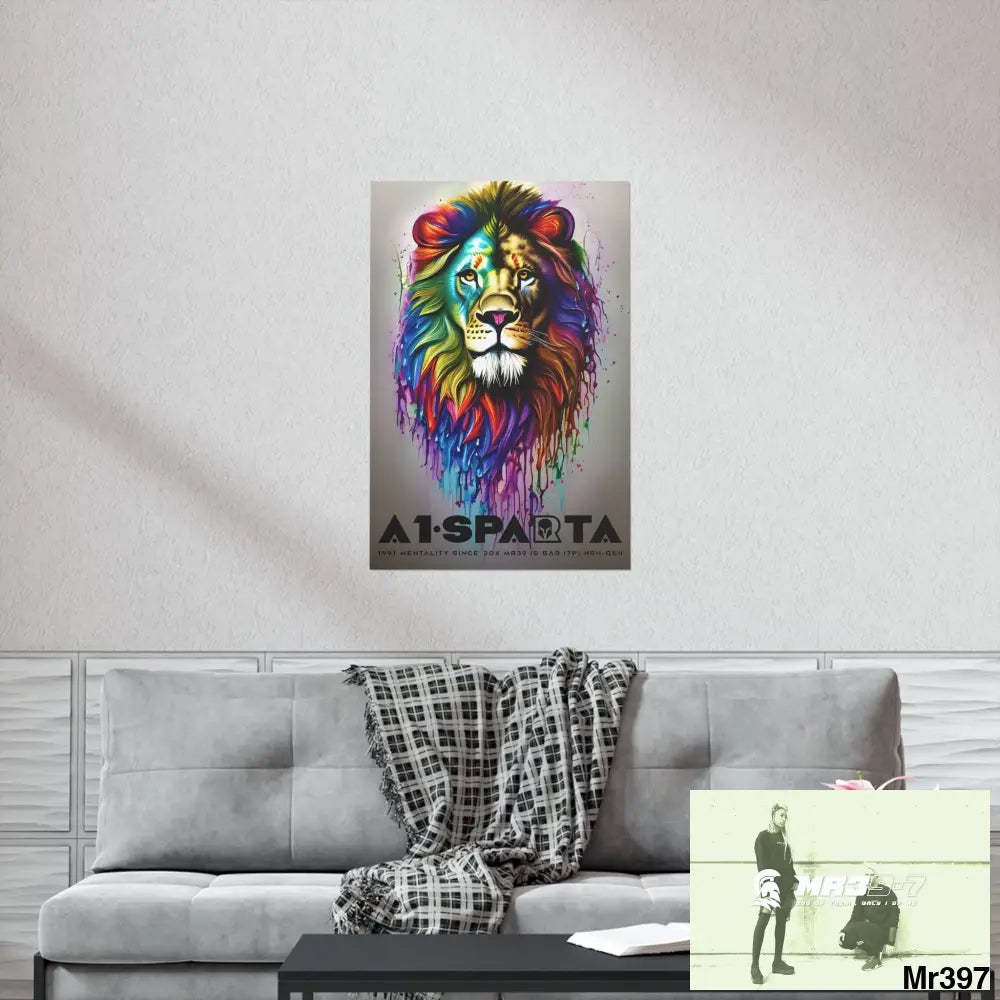 A1 Sparta Matte Vertical Posters Poster