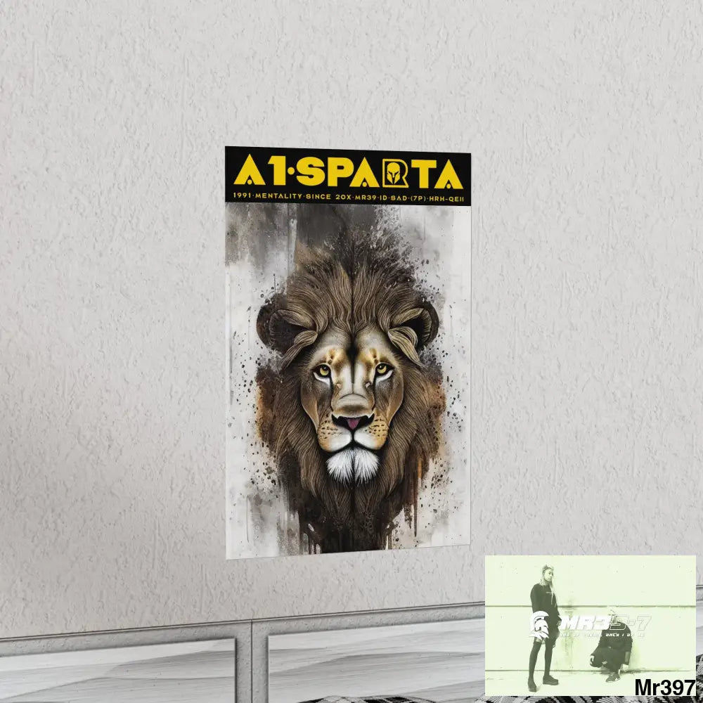 A1-Sparta Matte Vertical Posters Poster