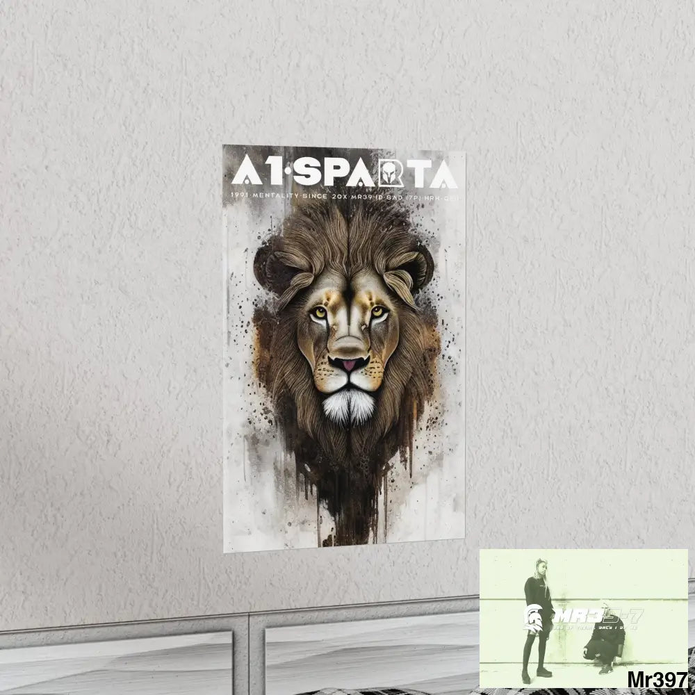 A1 Sparta Matte Vertical Posters Poster