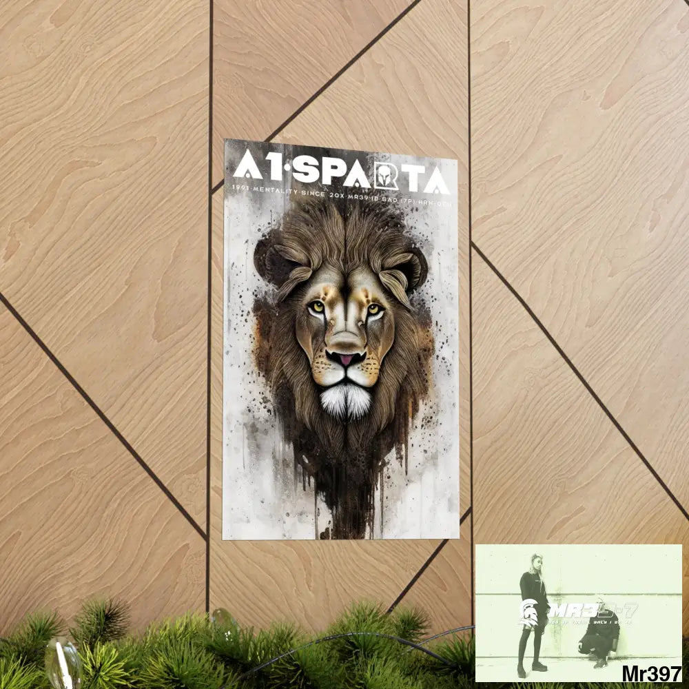 A1 Sparta Matte Vertical Posters Poster