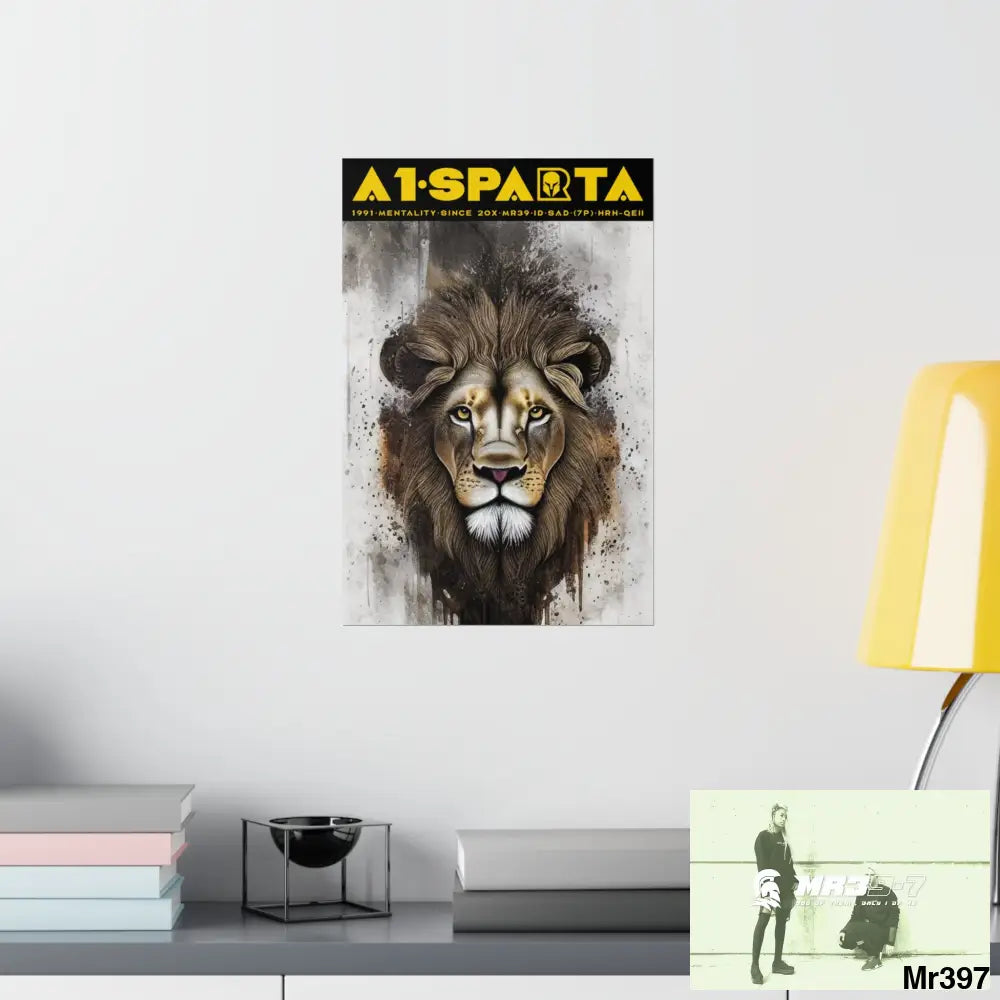 A1-Sparta Matte Vertical Posters Poster
