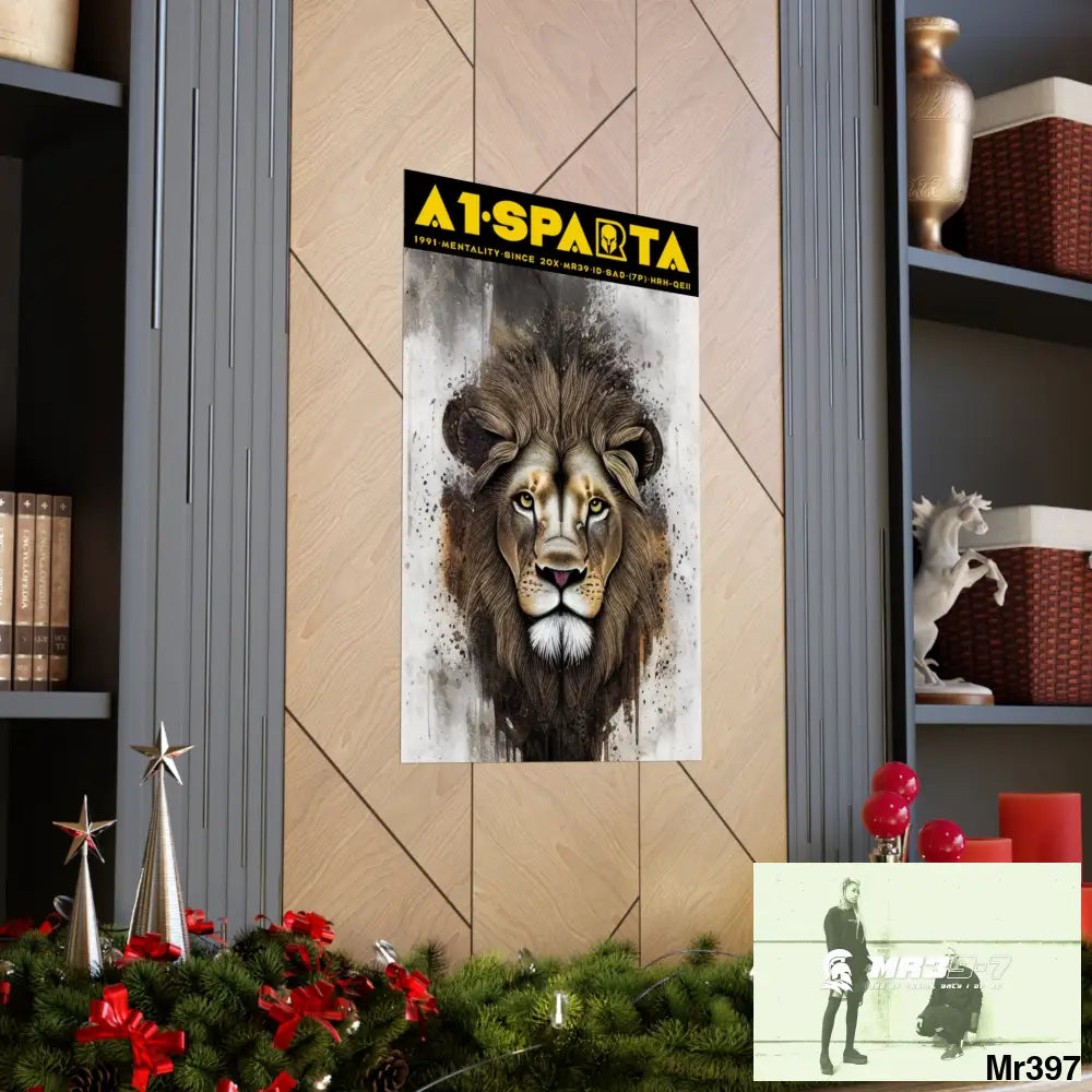 A1-Sparta Matte Vertical Posters Poster