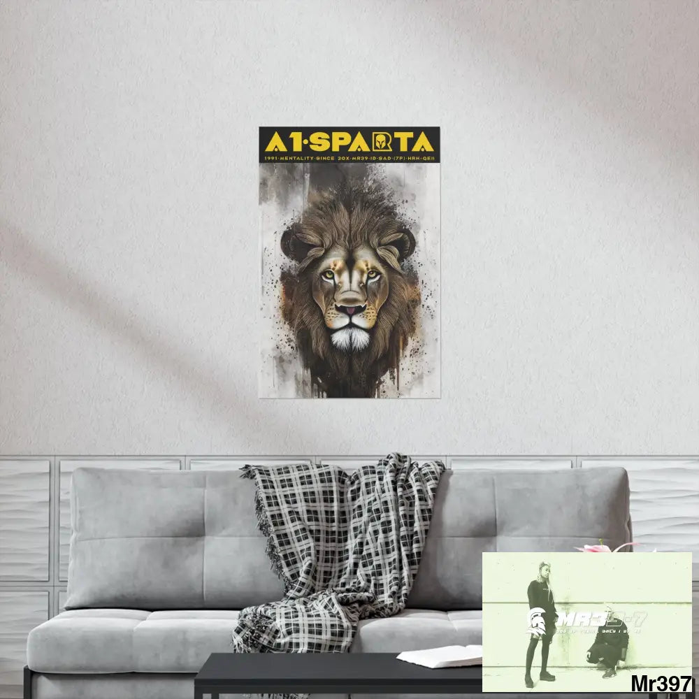 A1-Sparta Matte Vertical Posters Poster