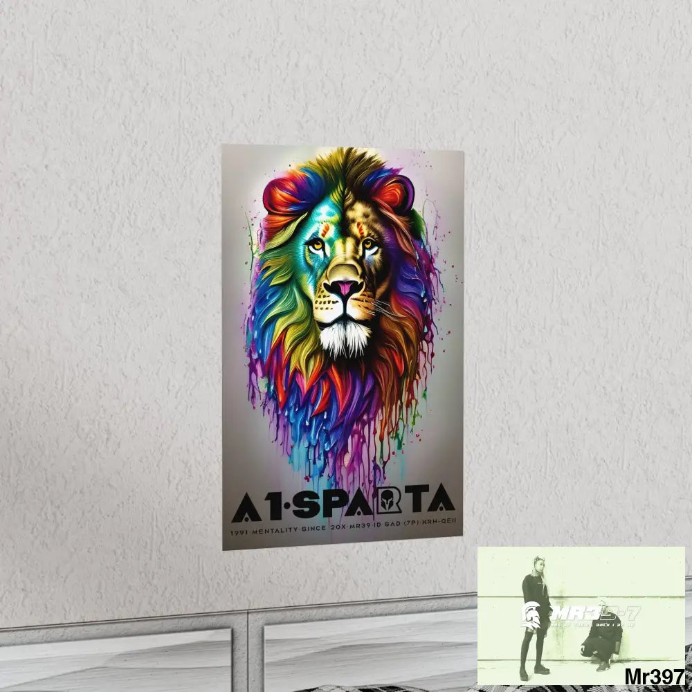 A1 Sparta Matte Vertical Posters Poster