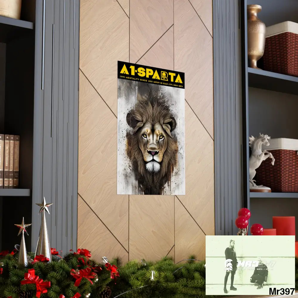 A1-Sparta Matte Vertical Posters Poster
