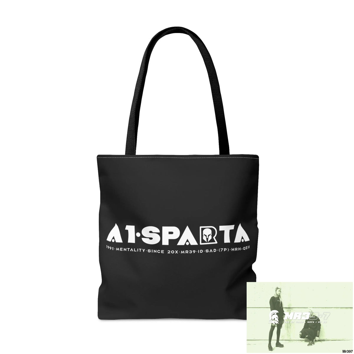 A1-Sparta Melting HeadphonesTote Bag (AOP) Bags