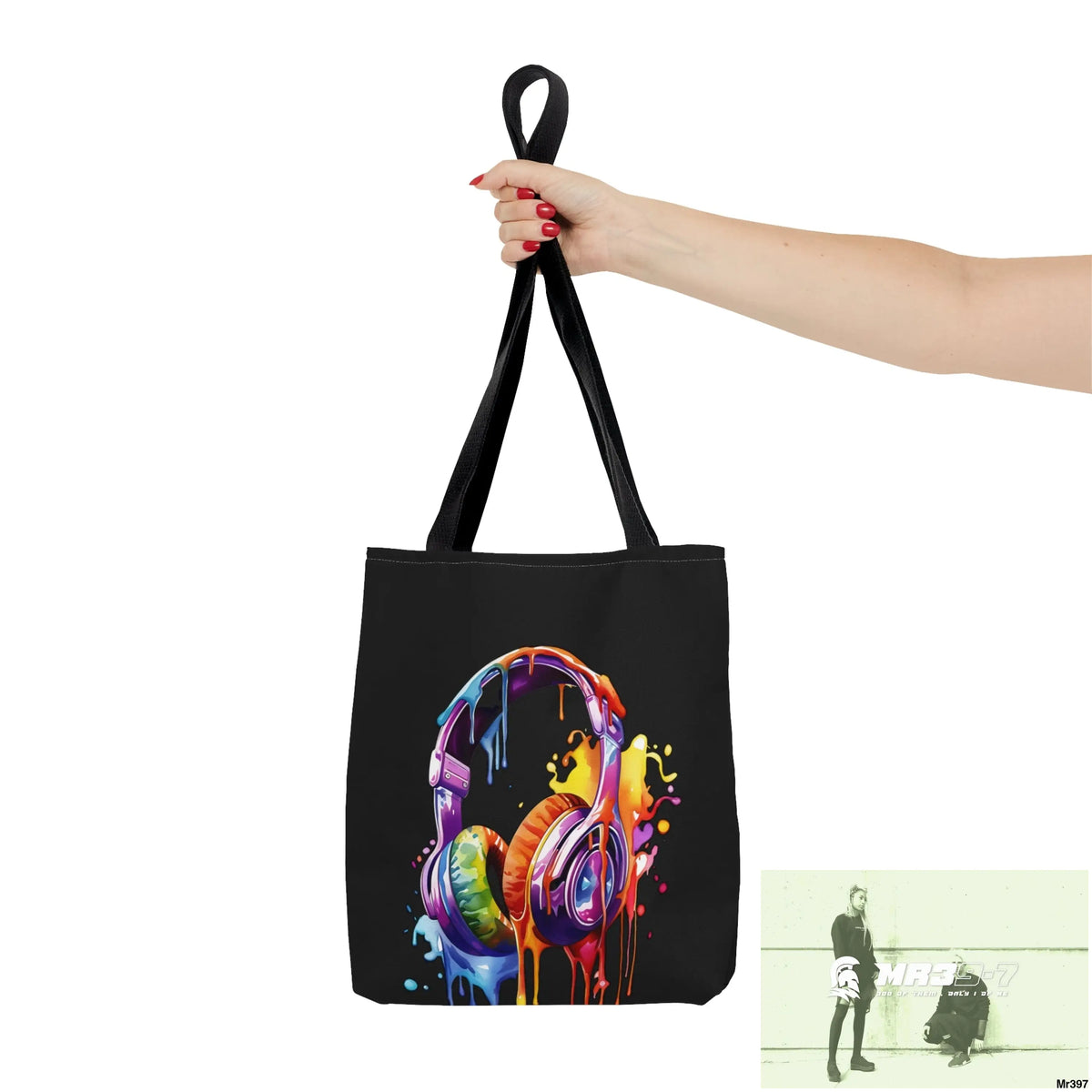 A1-Sparta Melting HeadphonesTote Bag (AOP) Bags