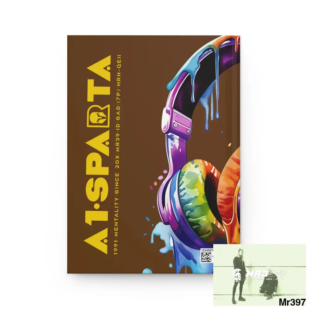 A1• Sparta Melting Headset Hardcover Journal Matte Journal Paper products