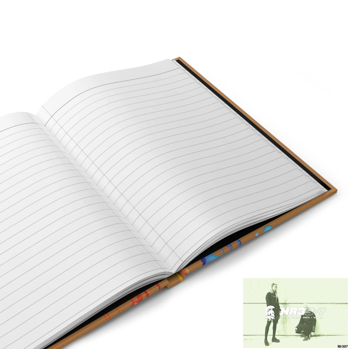 A1• Sparta Melting Headset Hardcover Journal Matte Journal Paper products