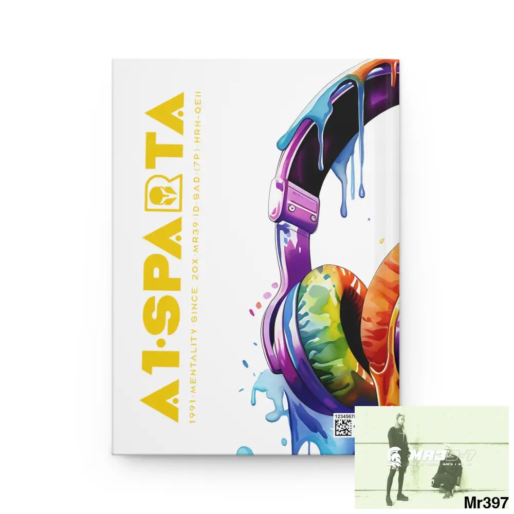 A1• Sparta Melting Headset Hardcover Journal Matte Journal Paper products