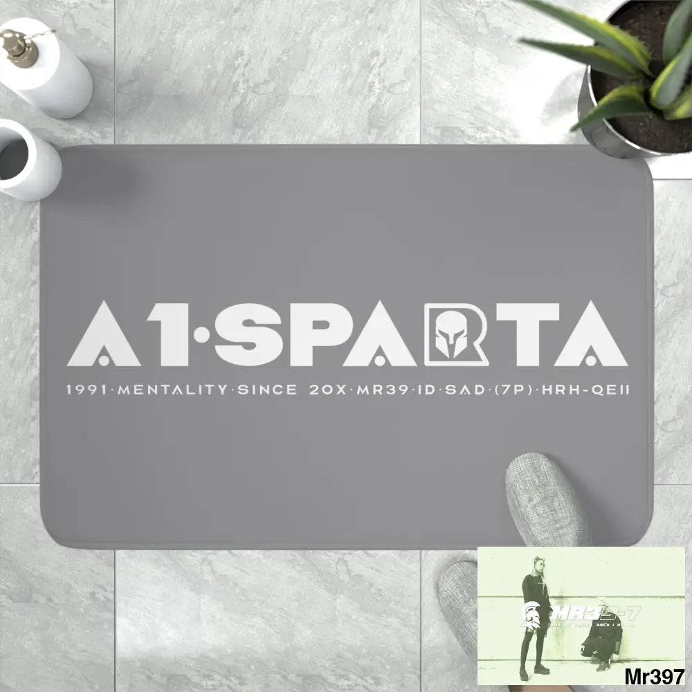 A1-Sparta Memory Foam Bath Mat Home Decor