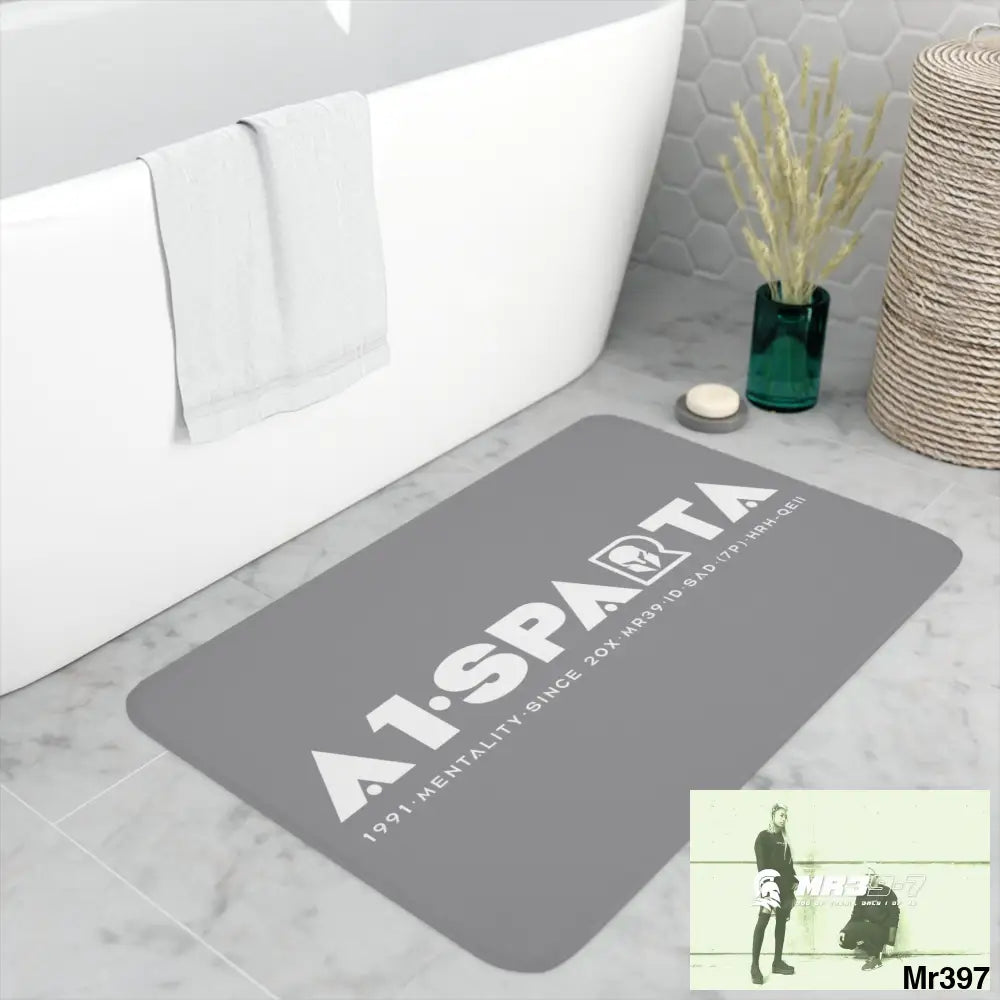 A1-Sparta Memory Foam Bath Mat Home Decor
