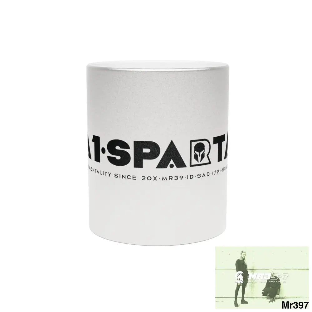 A1-Sparta Metallic Mug (Silver\Gold) 11oz / Silver Mug