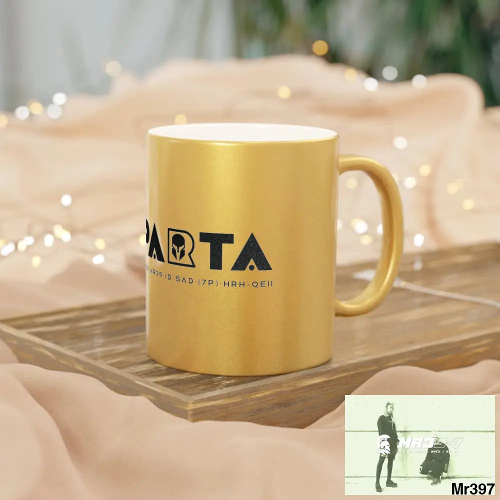A1-Sparta Metallic Mug (Silver\Gold) Mug