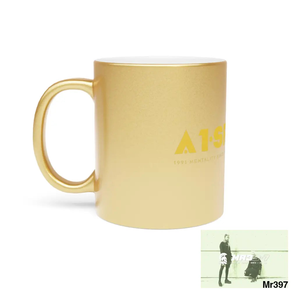 A1-Sparta Metallic Mug (Silver\Gold) Mug