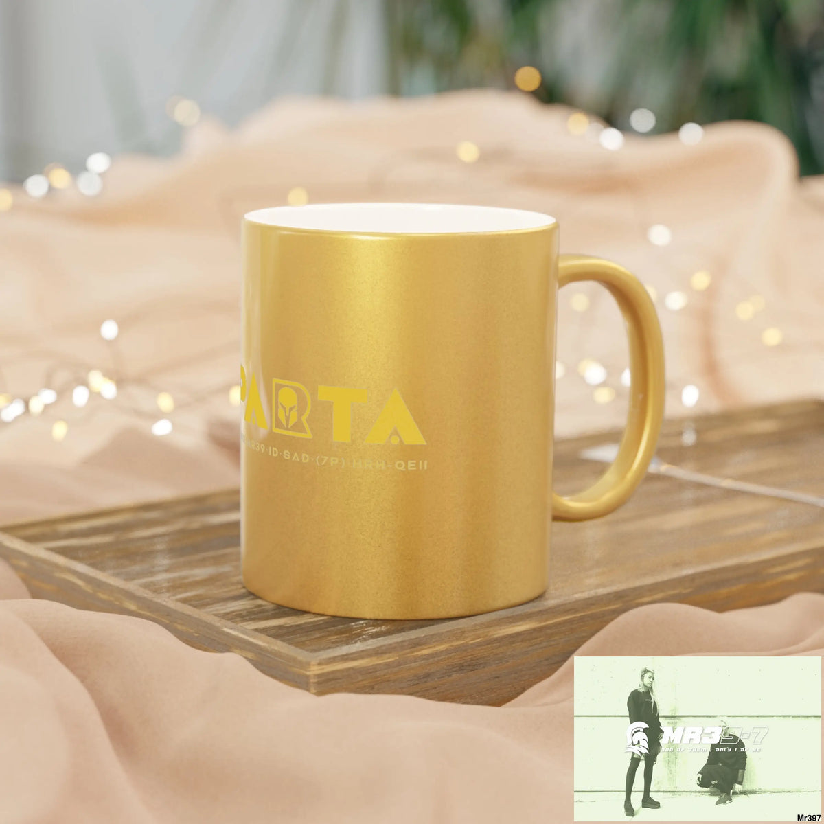 A1-Sparta Metallic Mug (Silver\Gold) Mug